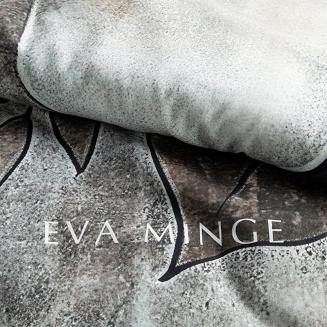 Pościel satynowa DAISY 220x200 Eva Minge Eurofirany stalowy