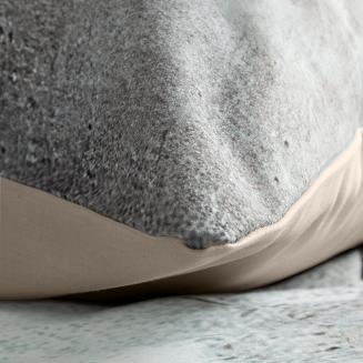 Pościel satynowa DAISY 220x200 Eva Minge Eurofirany stalowy