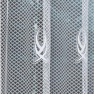 Firanka żakardowa gotowa na żabki GOSIA 300x160 biała