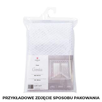Firanka żakardowa gotowa na żabki GOSIA 300x160 biała