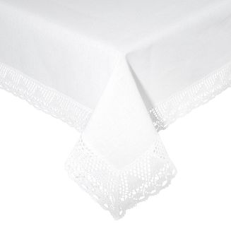 Obrus dekoracyjny NATALY 140x220 Eurofirany biały