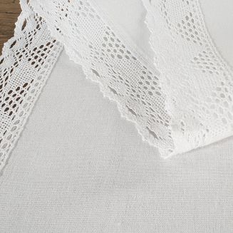 Obrus dekoracyjny NATALY 140x220 Eurofirany biały