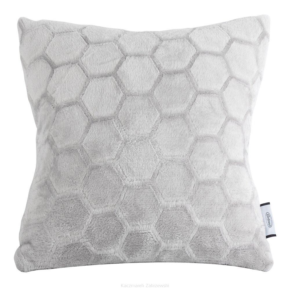 Poszewka dekoracyjna ZOE 40x40 Eurofirany srebrny