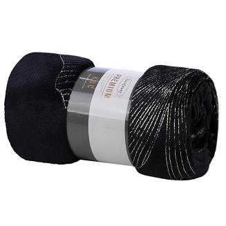 Koc narzuta GINKO1 150x200 Eurofirany czarny