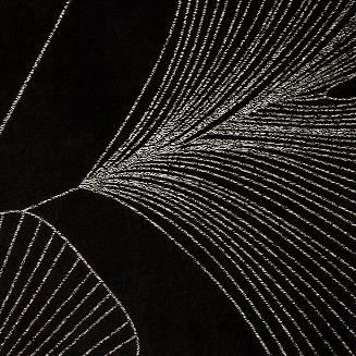 Koc narzuta GINKO1 150x200 Eurofirany czarny