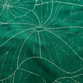 Obrus dekoracyjny BLINK 35x140 Eurofirany ciemnozielony