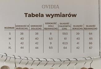 Bluzka damska z długim rękawem i koronką Ovidia Eldar biała