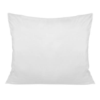 Poszewka satyna bawełniana 50x60 jednobarwna biała
