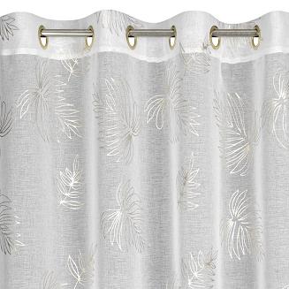 Firana gotowa na przelotkach CAPRI 140x250 Eurofirany biały