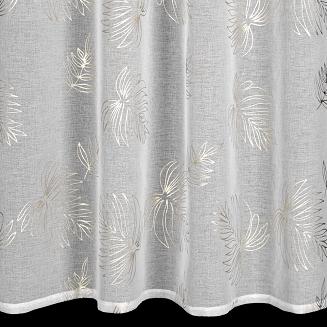 Firana gotowa na przelotkach CAPRI 140x250 Eurofirany biały