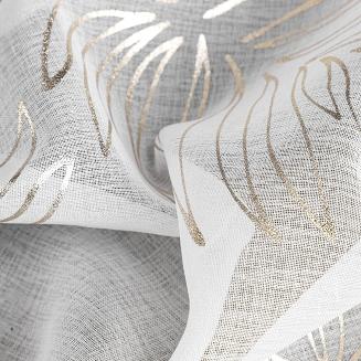 Firana gotowa na przelotkach CAPRI 140x250 Eurofirany biały