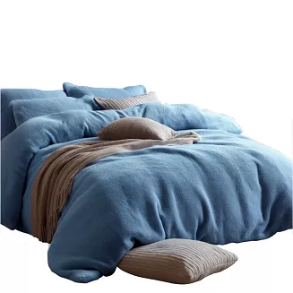 Pościel frotte 200x220 Darymex niebieska