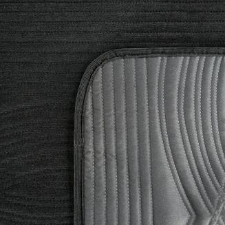 Narzuta dekoracyjna VELVET2 170x210 czarny