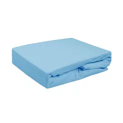 Prześcieradło frotte z gumką 160x200 Darymex niebieski