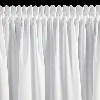 Zasłona gotowa na taśmie ROSES 150x70 Eva Minge Eurofirany biały