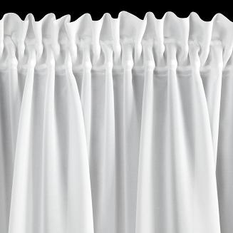 Zasłona gotowa na taśmie ROSES 150x70 Eva Minge Eurofirany biały