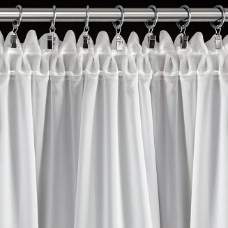 Zasłona gotowa na taśmie ROSES 150x70 Eva Minge Eurofirany biały