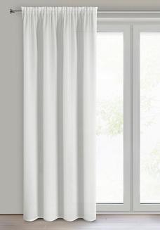 Firana gotowa na taśmie ROSSI 135x270 Eurofirany biały