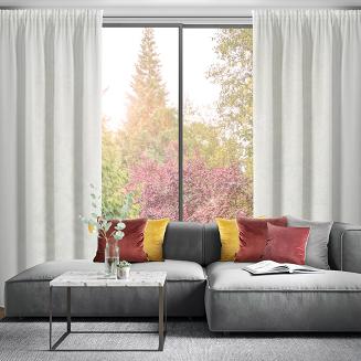 Firana gotowa na taśmie ROSSI 135x270 Eurofirany biały