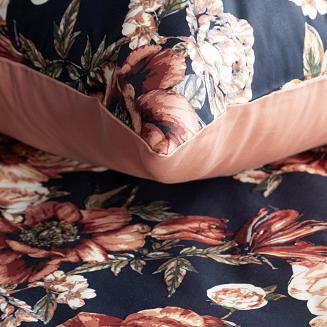 Pościel satynowa SPRING 220x200 Eurofirany czarny