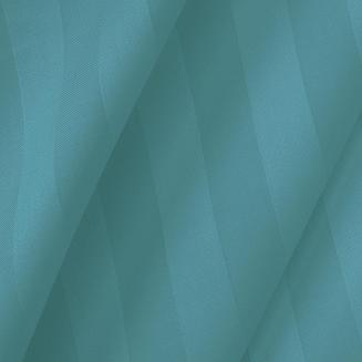 Poszewka satyna bambusowo-bawełniana STRIPE SEA TURQUOISE 40x40 Darymex jednokolorowa turkusowa
