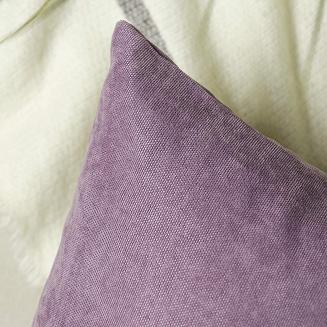 Poszewka dekoracyjna PANOROMA 45x45 Darymex zamszowa jednobarwna wrzosowa