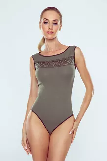 Body damskie bez rękawów Berna khaki