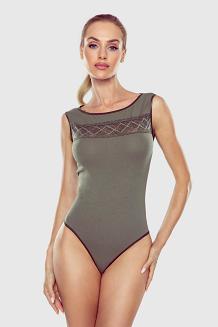 Body damskie bez rękawów Berna khaki