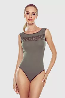 Body damskie bez rękawów Berna khaki