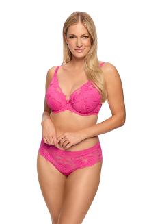 Biustonosz Push Up z koronką Sophia 1225 fuksja