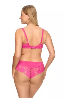Biustonosz Push Up z koronką Sophia 1225 fuksja