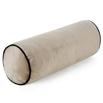 Poszewka dekoracyjna wałek GAJA5 15x45 Eurofirany beżowa z lamówką