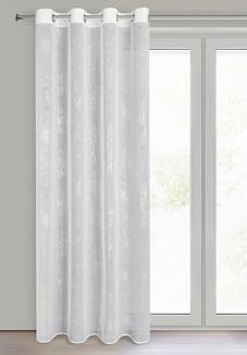 Zasłona gotowa na przelotkach SAGI 140x250 Eurofirany biały