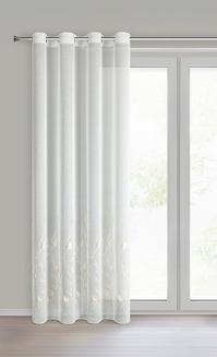 Firana gotowa na przelotkach BROKLYN 140x250 Eurofirany biały