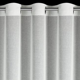 Firana gotowa na przelotkach BROKLYN 140x250 Eurofirany biały