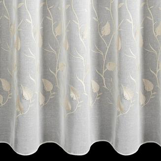 Firana gotowa na przelotkach BROKLYN 140x250 Eurofirany biały