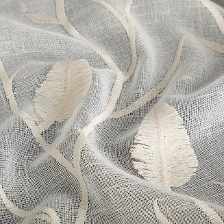 Firana gotowa na przelotkach BROKLYN 140x250 Eurofirany biały