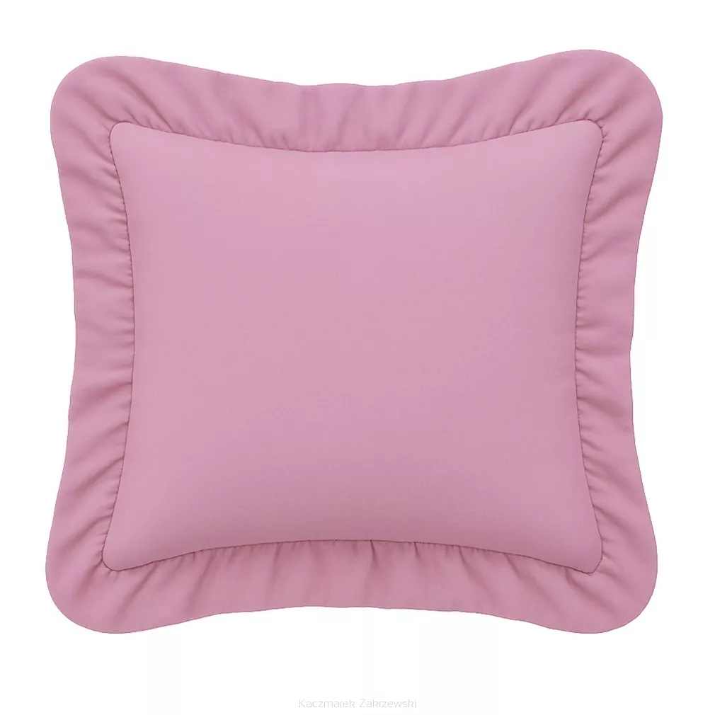 Poszewka do pościeli z falbanką RUFFY 40x40 różowa