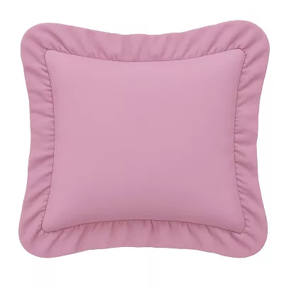 Poszewka do pościeli z falbanką RUFFY 40x40 różowa