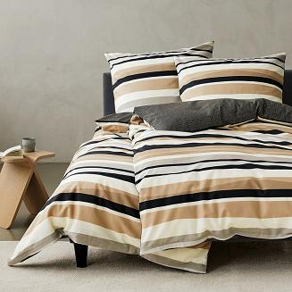 Pościel satynowa 160x200 Eurofirany beżowy