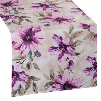 Obrus dekoracyjny GARDEN 40x180 Eurofirany kremowy