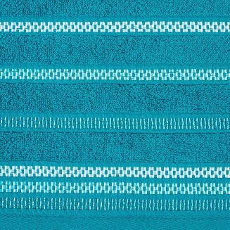 Ręcznik bawełniany LIVIA3 70x140 Eurofirany turkusowy