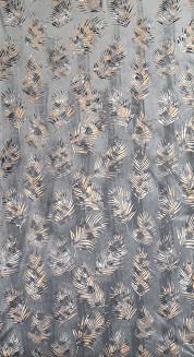 Zasłona gotowa na przelotkach GLORIA 140x250 Eurofirany stalowy