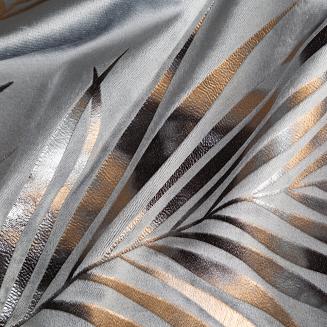 Zasłona gotowa na przelotkach GLORIA 140x250 Eurofirany stalowy