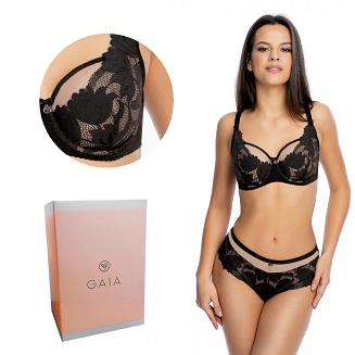 Biustonosz GAIA Soft Nike 1135 miękki czarny