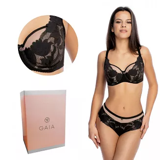 Biustonosz GAIA Soft Nike 1135 miękki czarny