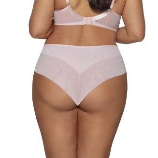 Figi damskie z koronką i tiulem AV 2076 różowe