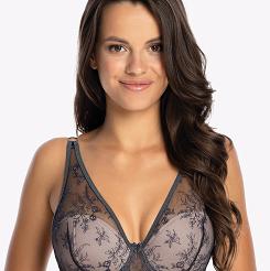 Biustonosz GAIA Semi-soft Jenny 1032 półusztywniany grafitowy