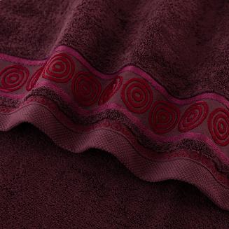 Ręcznik RONDO 2 70x140 Zwoltex bordowy