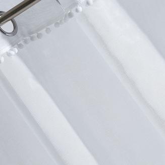 Firana gotowa na przelotkach TAMAY 140x250 Eurofirany biały
